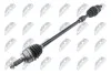 ПІВВІСЬ | HONDA CIVIC 4D 1.8,2.0 06-11 /ПРАВ,ATM/ NPWHD066