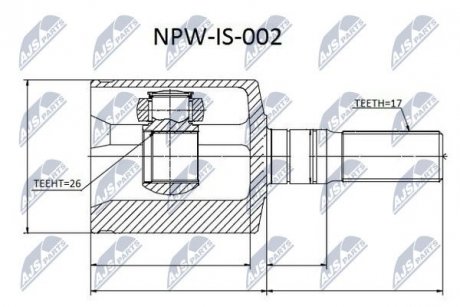 ШРКШ NTY NPWIS002 (фото 1)