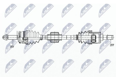 Автозапчасть NTY NPWKA358