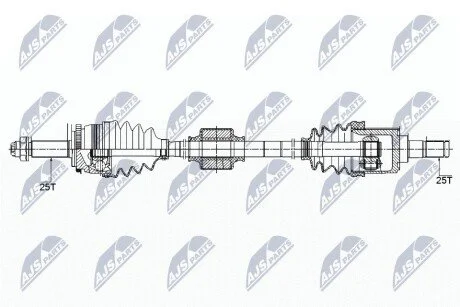 Автозапчасть NTY NPWKA358