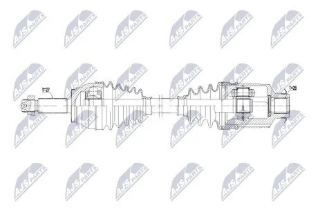 ПОЛУОСЬ NTY NPWKA406 (фото 1)