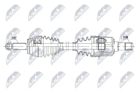 ПОЛУОСЬ NTY NPWKA408 (фото 1)