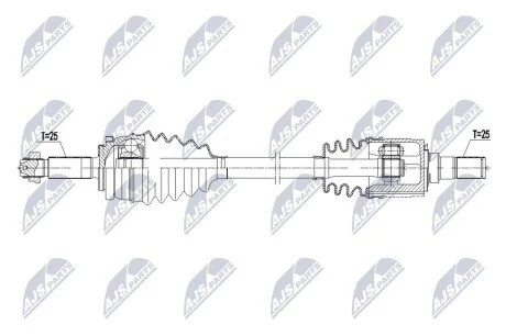 ПОЛУОСЬ NTY NPWKA410 (фото 1)