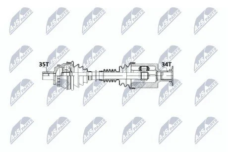 Піввісь NTY NPWME022 (фото 1)
