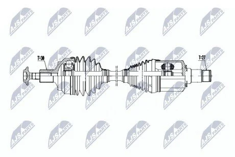 ПІВВІСЬ | MERCEDES C280 C300 C320 C350 W204 3.0/3.2/3.5 08-, E350/E400 12- /ATM,ПЕРЕД,ПРАВ,OSЈONA PRZEGUBU CR/ NTY NPWME061