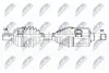 ПІВВІСЬ | MERCEDES GLK X204 4MATIC 08-15 /ПЕРЕД,ПРАВ,ATM,OSЈONA PRZEGUBU CR/ NPWME098