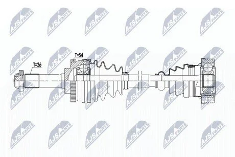 Піввісь NTY NPWME100 (фото 1)