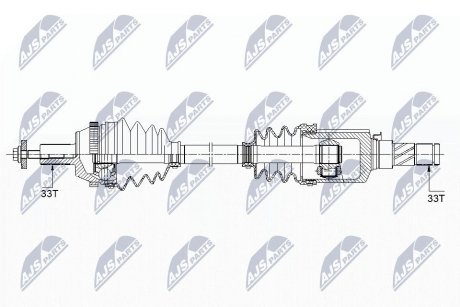 Автозапчасть NTY NPWME122