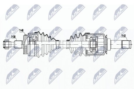 ПІВВІСЬ | MERCEDES ML W163 98- /ЗАД,ATM,Л/П/ NTY NPWME130