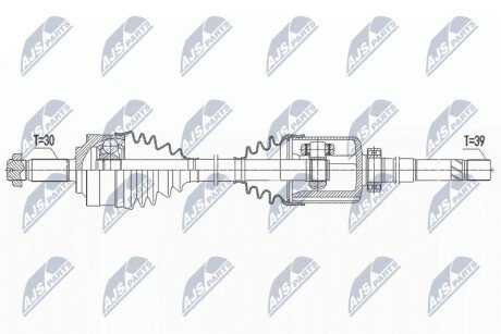 ПІВВІСЬ | MERCEDES VITO W447 109CDI,110CDI,111CDI,114CDI 14-, MARCO POLO CAMPER 160CDI,170CDI,180CDI,200CDI 15- /ПЕРЕД,ПРАВ,MTM/ NTY NPWME152