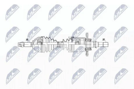 ПІВВІСЬ | NISSAN QASHQAI 2WD 1.6DCI 11-, 2.0DCI 07-, RENAULT KOLEOS 2.0DCI 2WD 08- /ПРАВ/ NTY NPWNS041