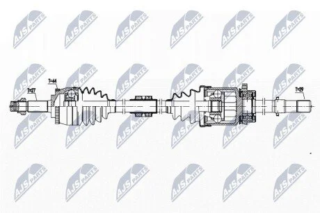 PÓŁOŚ NAPĘDOWA NTY NPWNS142