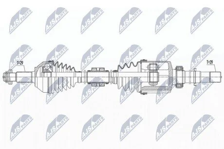 ПІВВІСЬ | NISSAN X-TRAIL T31 2.5 4WD 01.2008-, RENAULT KOLEOS 2.5 4WD 08- /ПЕРЕД,ПРАВ,MTM/ NTY NPWNS159