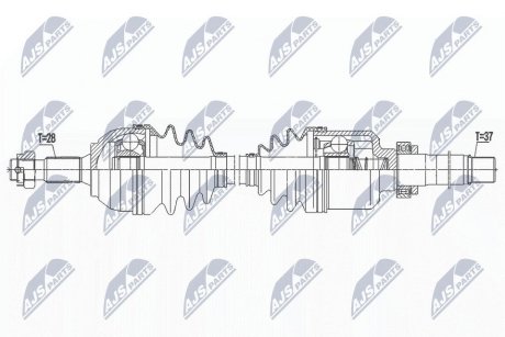 ПІВВІСЬ | PEUGEOT 508 2.2HDI 10-18 /ПЕРЕД,ПРАВ,ATM/ NTY NPWPE091