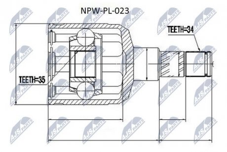 ШРКШ NTY NPWPL023 (фото 1)