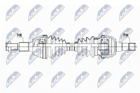 ПІВВІСЬ | OPEL ANTARA 4WD 06-, CHEVROLET CAPTIVA 4WD 06- /ЗАД,ПРАВ/ NTY NPWPL087