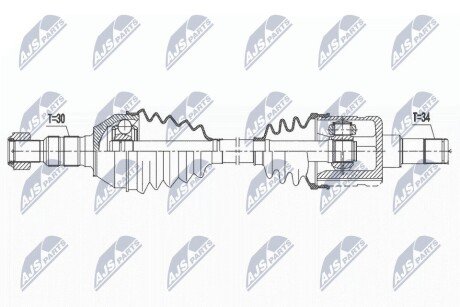 ПІВВІСЬ | OPEL INSIGNIA 4X4 09-17 /ЗАД,ЛІВ/ NTY NPWPL109