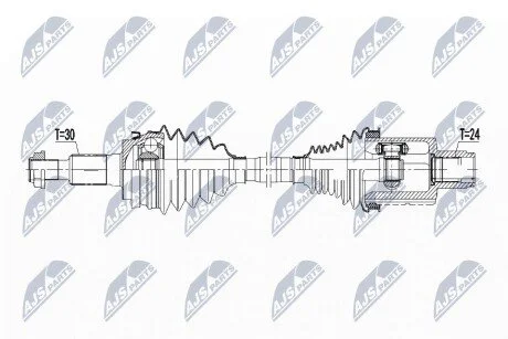 ПІВВІСЬ | PORSCHE PANAMERA 971 16- /ПЕРЕД,ЛІВ/ NTY NPWPS007