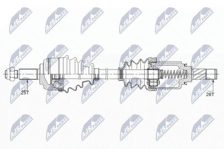 Автозапчасть NTY NPWRE148