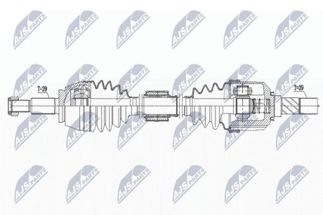 ПІВВІСЬ | RENAULT SCENIC/GRAND SCENIC 1.6DCI 130KM 16- /ЛІВ,MTM/ NTY NPWRE170 (фото 1)