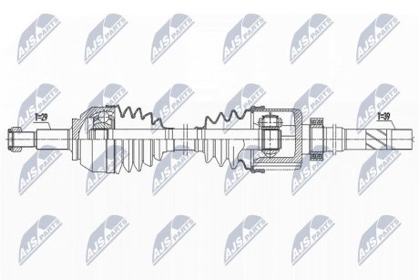 ПІВВІСЬ | RENAULT TRAFIC III 2.0DCI 01.2020-, FIAT TALENTO 2.0ECOJET 01.2020-, NISSAN NV300 2.0DCI 01.2020- /ПРАВ,MTM/ NTY NPWRE192 (фото 1)