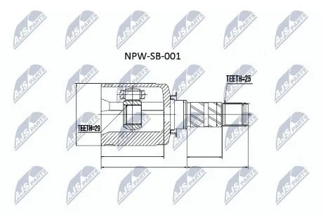ШРКШ NTY NPWSB001