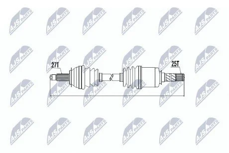 Піввісь NTY NPWSB010