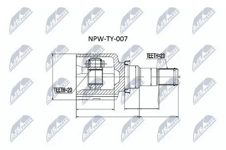 ШРКШ NTY NPWTY007
