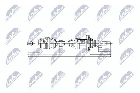 Піввісь NTY NPWTY063