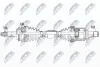 ПІВВІСЬ | TOYOTA CAMRY 2.5 ASV50 11-17 /ЛІВ/ NTY NPWTY172 (фото 1)