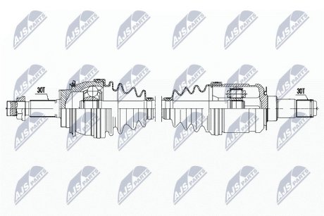 ПІВВІСЬ | TOYOTA LAND CRUISER J150 4.0,3.0D-4D 09-17, FJ CRUISER 4.0 06-10, 4RUNNER 4.0 09-, TACOMA 04-, LEXUS GX460 4.6 09-/ПЕРЕД,L=P/ NTY NPWTY177