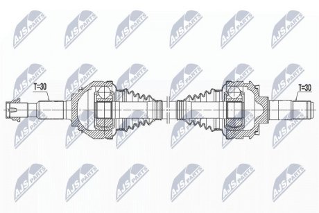 ПІВВІСЬ | LEXUS LS460,LS600H 07-17 /ЗАД,ЛІВ,ATM/ NTY NPWTY183