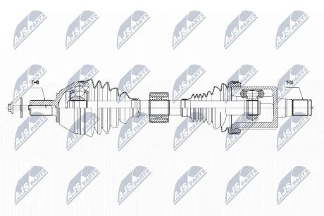 Піввісь NTY NPWVV040
