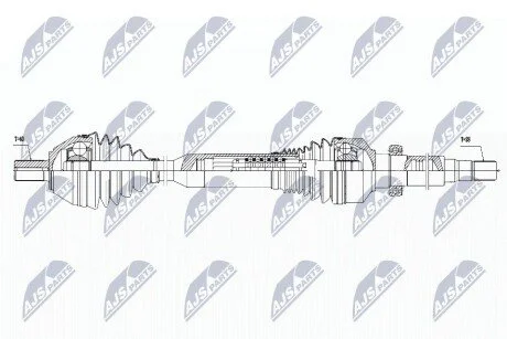 Піввісь NTY NPWVV051