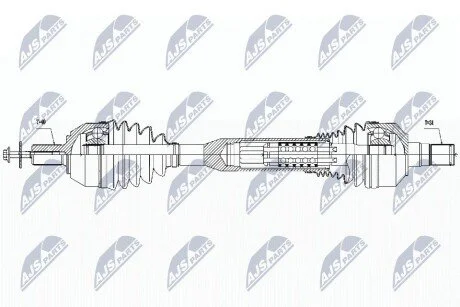 Піввісь NTY NPWVV054 (фото 1)