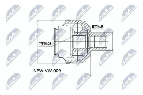 ШРКШ NTY NPWVW009