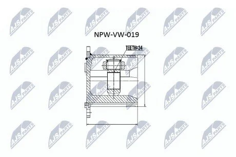 ШРКШ NTY NPWVW019