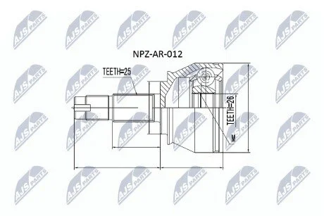 ШРКШ NTY NPZAR012
