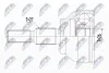 ШАРНІР РІВНИХ КУТОВИХ ШВИДКОСТЕЙ | FORD FOCUS III 2.0TDCI 10-, C-MAX 2.0TDCI 10-, KUGA II 1.6T 13- NPZFR044