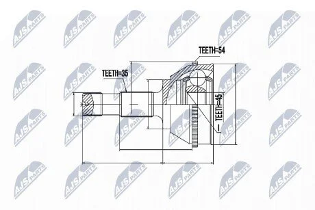 Автозапчасть NTY NPZFT008