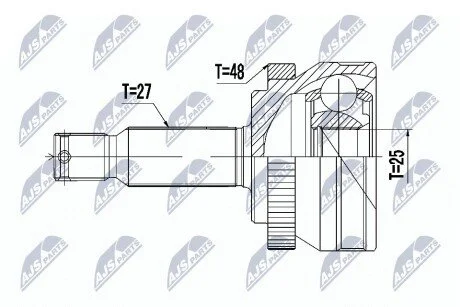 ШРУС НАРУЖН (К-Т) NTY NPZHY517