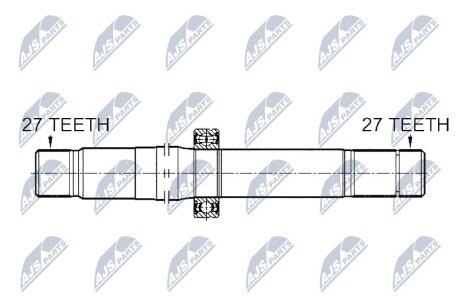 ПОЛУОСЬ NTY NWPME003