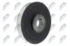 ШКІВ ВАЛУ | CITROEN/PEUGEOT/FIAT ENG. 2.0HDI BERLINGO 99-, C5 -04, JUMPY 98-, 307 00-, 406 98-, EXPERT 98- NTY RKP-CT-002 (фото 2)