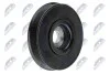 ШКІВ ВАЛУ | FORD/PEUGEOT ENG.1.4TDCI/HDI,1.6TDCI/HDI FOCUS 04-, FIESTA 01-, 206 01-, BERLINGO 05- NTY RKPFR011 (фото 1)