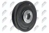 ШКІВ ВАЛУ | PEUGEOT/CITROEN/FIAT ENG.1.9D/2.0HDI BERLINGO/JUMPY 98-, C5 01-, DUCATO 01-, 206/306/406 99-, 307 00- NTY RKPPE000 (фото 2)