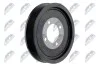 ШКІВ ВАЛУ | OPEL ENG.1.7CDTI ASTRA H/J 07-, ZAFIRA B 08-, CORSA D 06-, MERIVA 06- RKPPL016