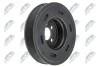 ШКІВ ВАЛУ | VW/AUDI/SKODA ENG.1.8,1.8T,2.0,2.0FSI A3 96-, A4 00-, A6 01-, GOLF IV 97-, GOLF V 04-, PASSAT 05-, T5 03- NTY RKPVW009 (фото 1)
