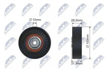 ROLKA NAPINACZA PASKA WIELOROWKOWEGO NTY RNKAR007
