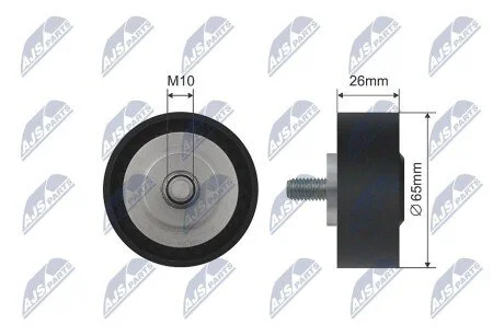 ROLKA NAPINACZA PASKA WIELOROWKOWEGO NTY RNKBM032