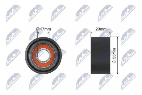 ROLKA NAPINACZA PASKA WIELOROWKOWEGO NTY RNKBM038